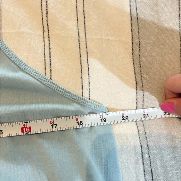 Free People Movement Hot Shot Onesie Baby Blue Medium - Picture 5 of 5